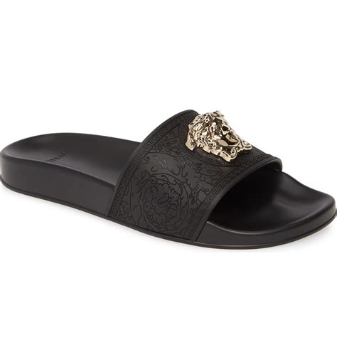 versace slippers womens|versace black slippers.